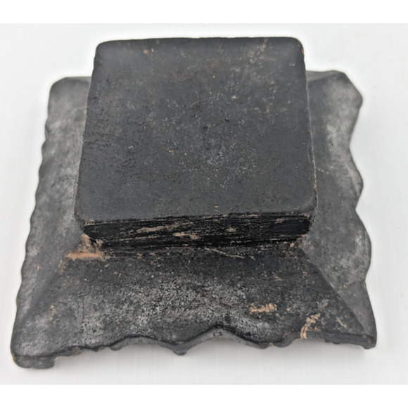 Antique Wooden Printing Block Hand Carved Textile Fabric Stamp As Is - Picture 6 of 11